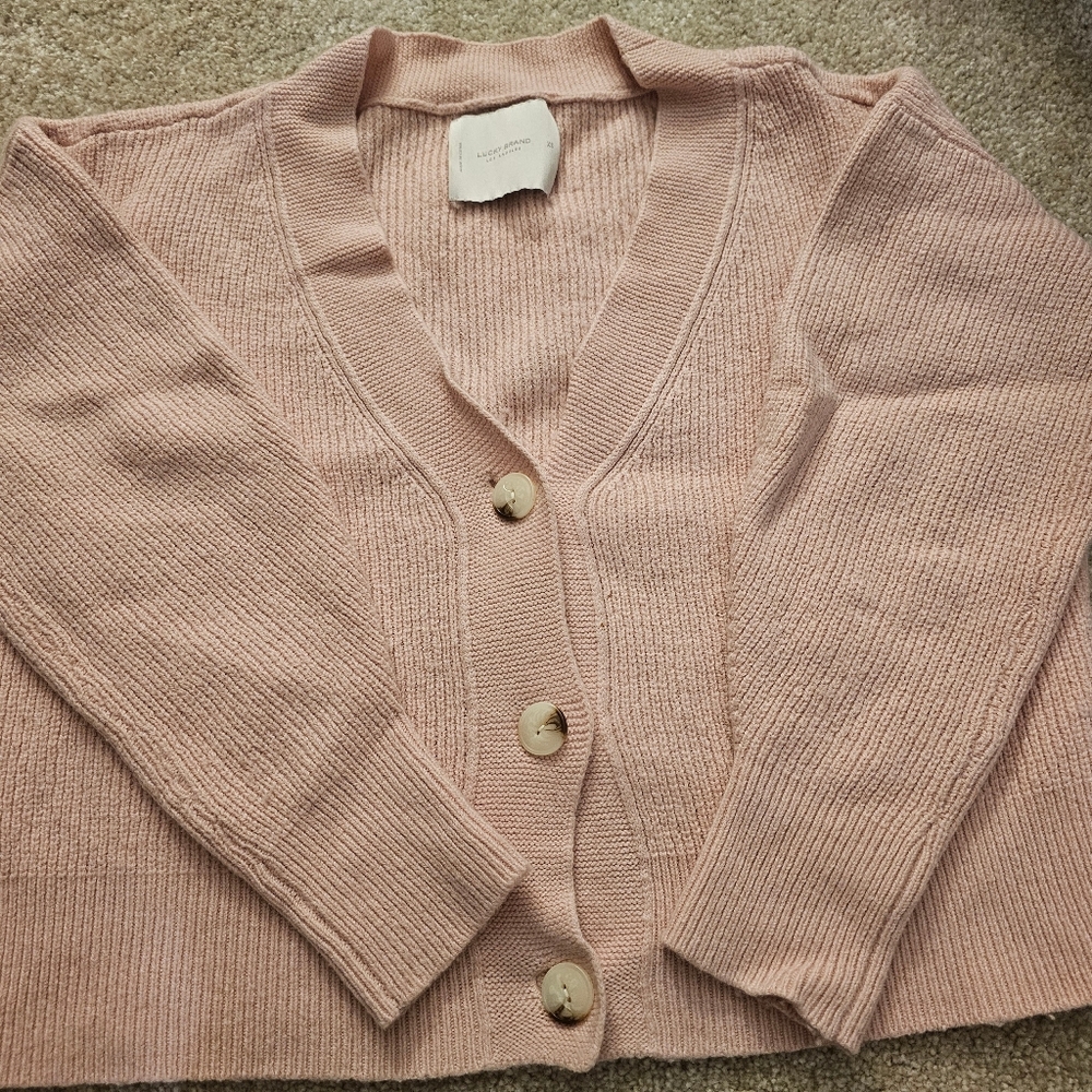 Lucky Brand Cropped Sweater